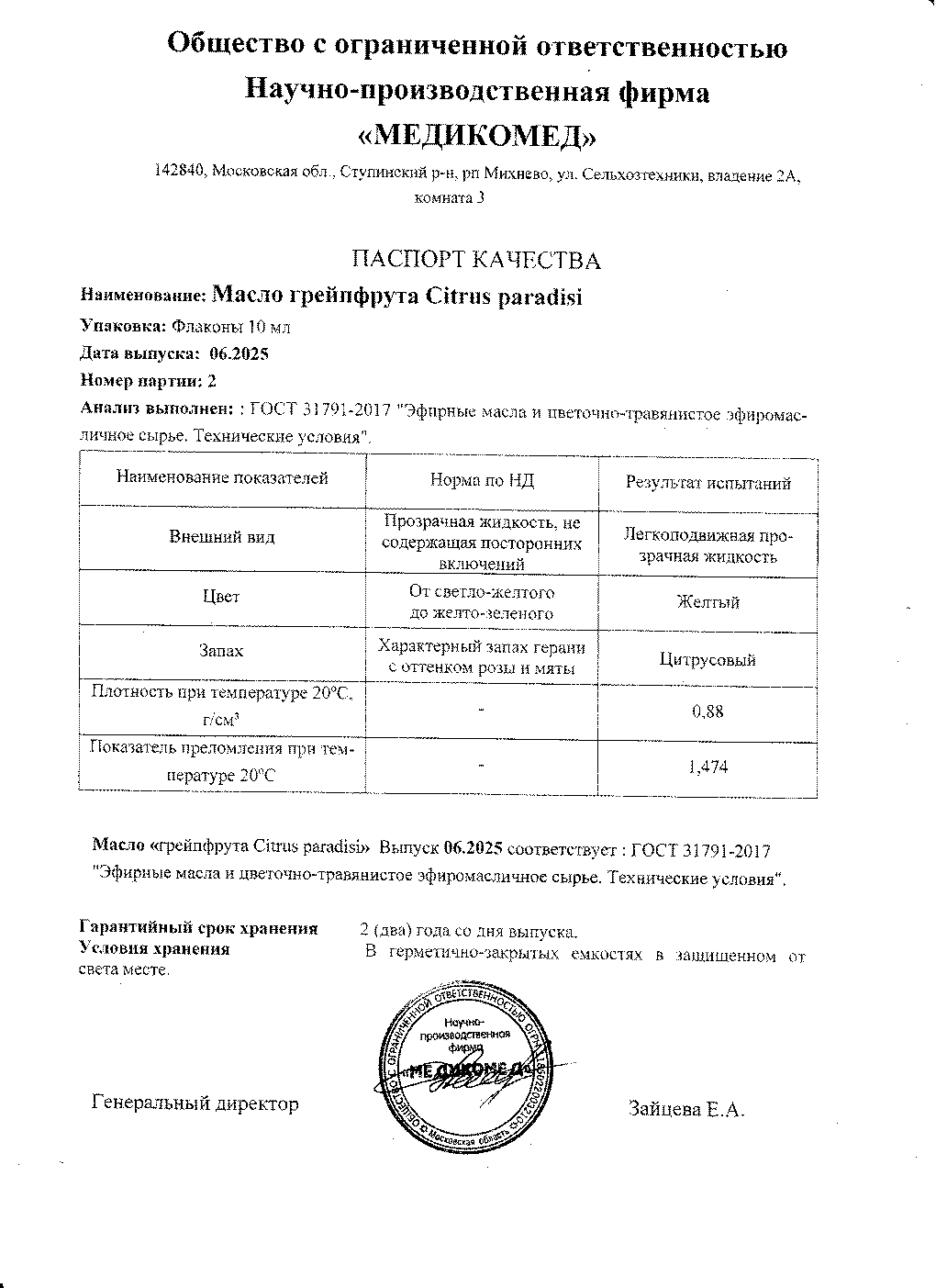 Паспорт №062025